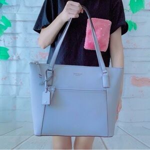 Kate Spade Cameron Pocket Tote Bag In Light Blue